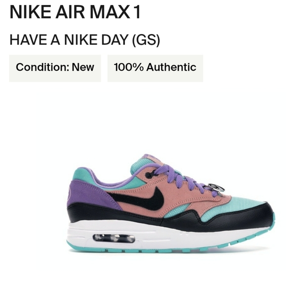Boy's Nike Air Max 1 Have A Nike Day. - Picture 2 of 10